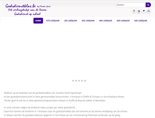 Tablet Screenshot of godsdienstklas.be